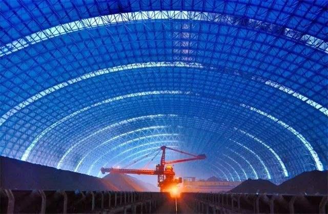 内蒙古亿优钢构工程师为您解析原料场封闭技术的特点和类型